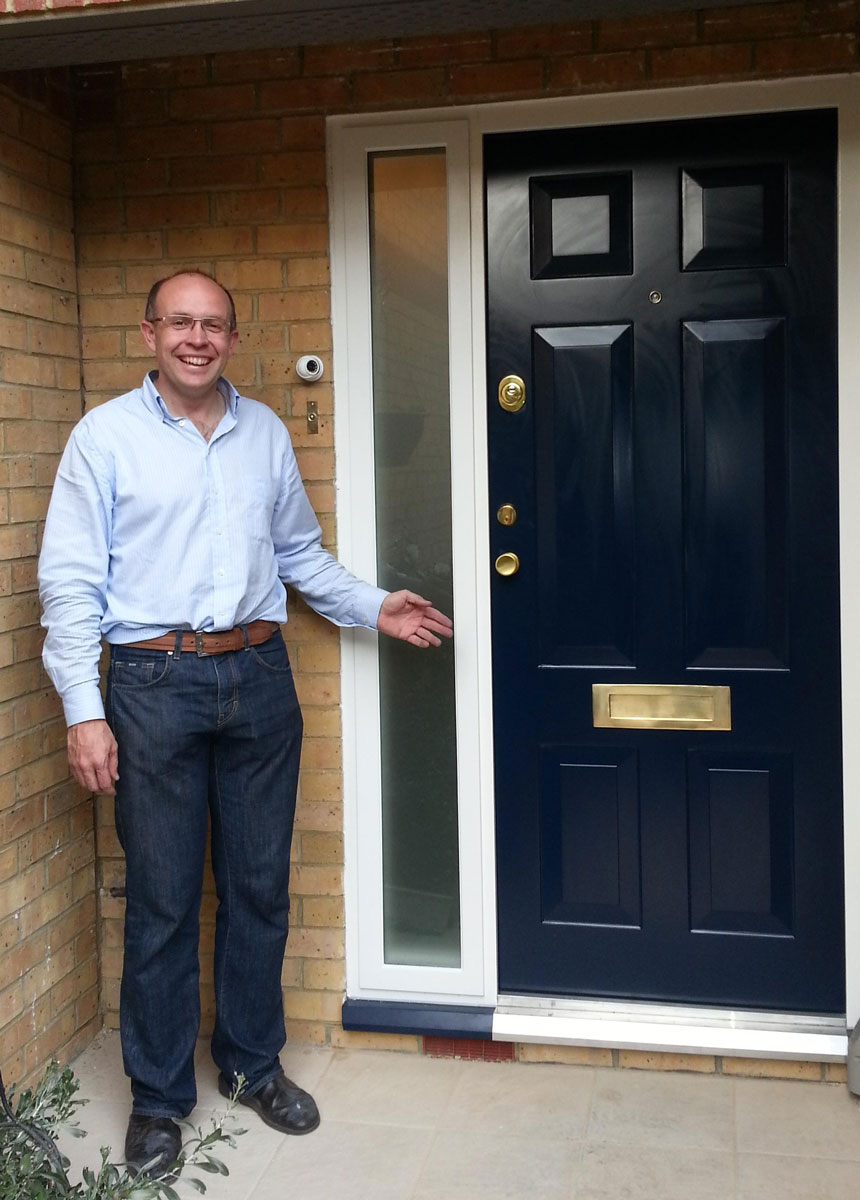 " Everyone has admired our new door "